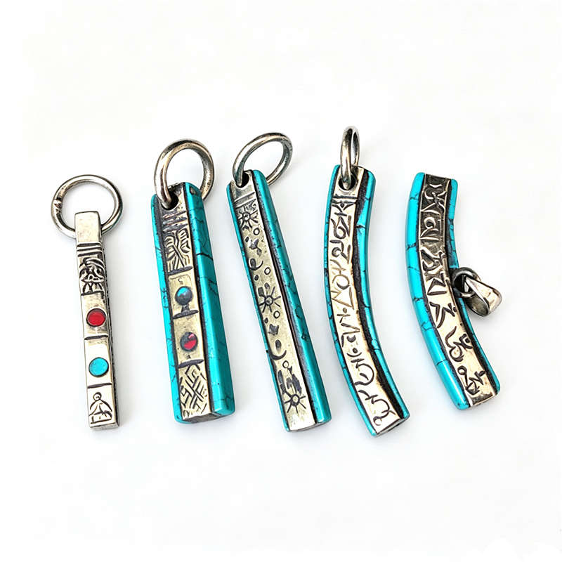 Ethnic Fashion Com - Tibetaanse mantra's amulet charmes voor mannen