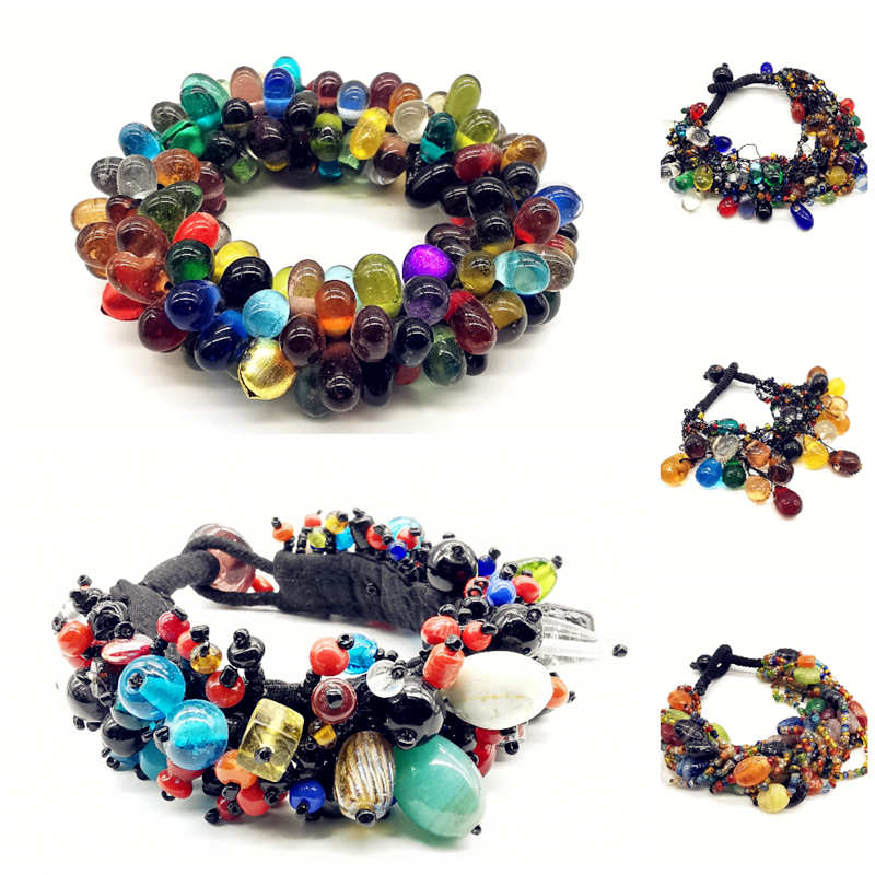 Ethnic Fashion Com - Nepal kleurrijke antieke oude lampwork glazen