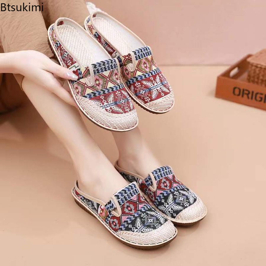 Ethnic Style - 2026 Nieuwe Dames Mesh Ademende Platte