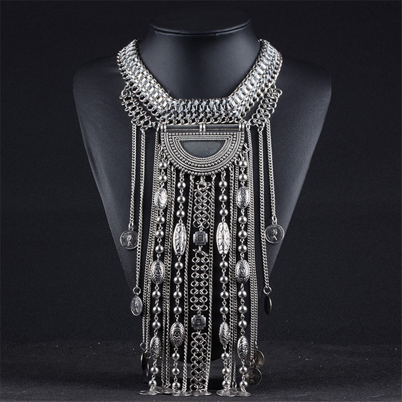 Ethnic Fashion Co In - Mode Maxi Lange Kwast Verklaring Ketting
