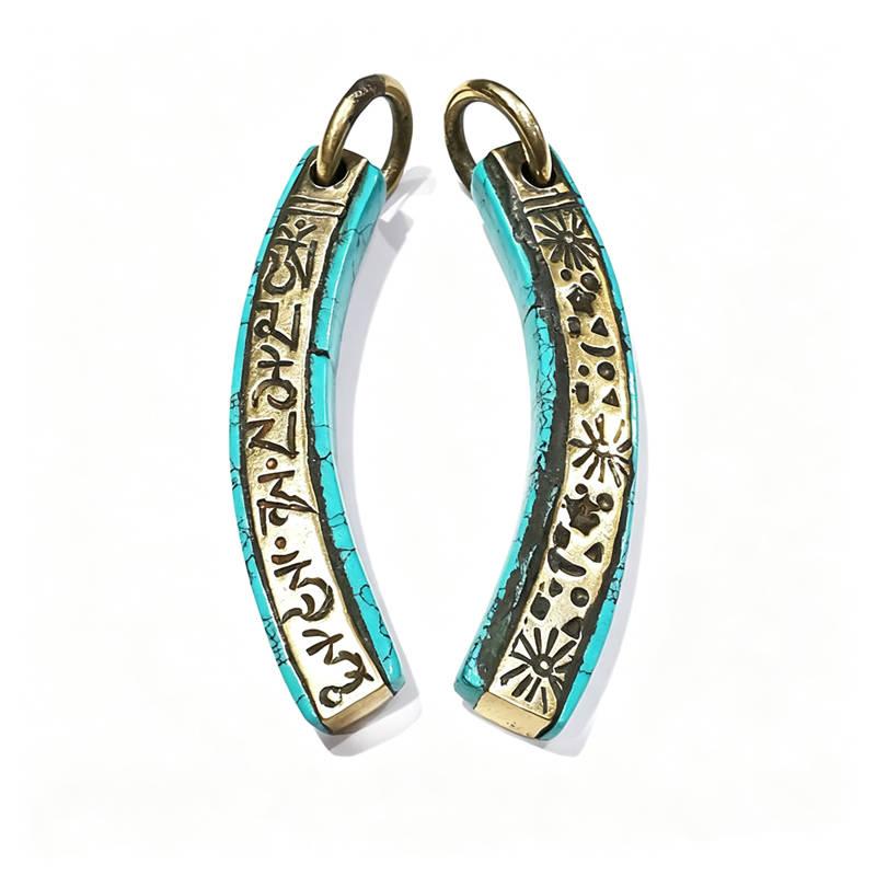 Ethnic Fashion Com - TBP125 Tibetaanse Zes Woorden Mantras Amuletten