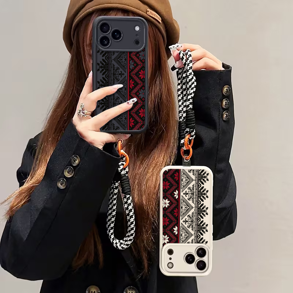 Ethnic Style - Europese etnische stijl handriem hoesje voor
