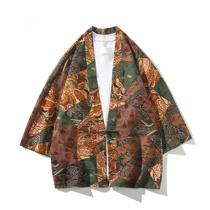 Ethnic Fashion For Men - Etnische stijl print yukata mannen vrouwen