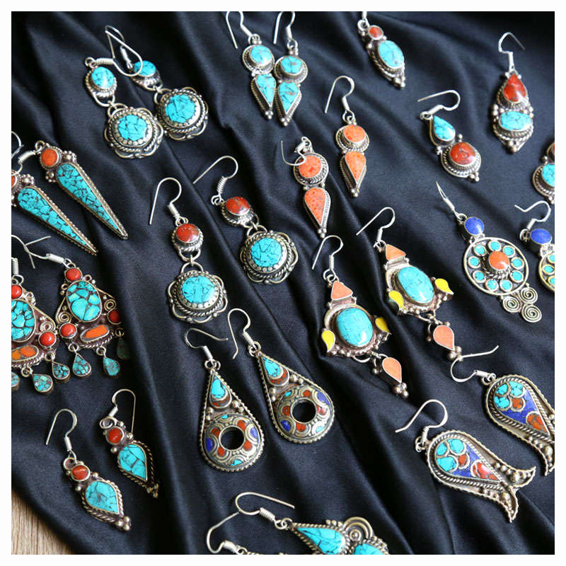 E007 Indiase vintage handoorbe - Ethnic Fashion Com recensie en prijs