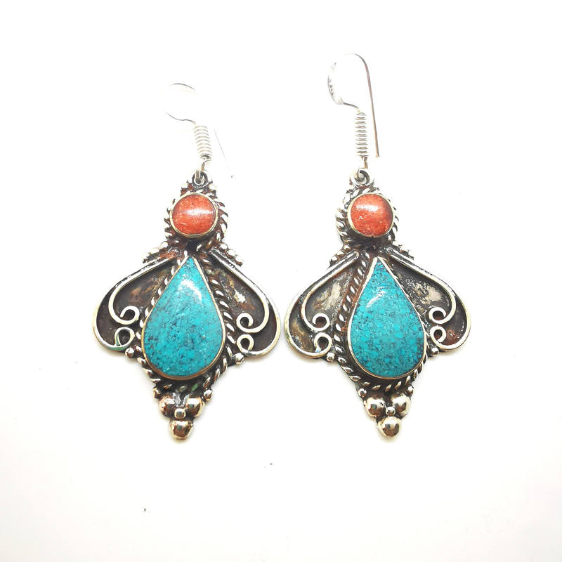 E007 Indiase vintage handoorbe - Ethnic Fashion Com recensie en prijs