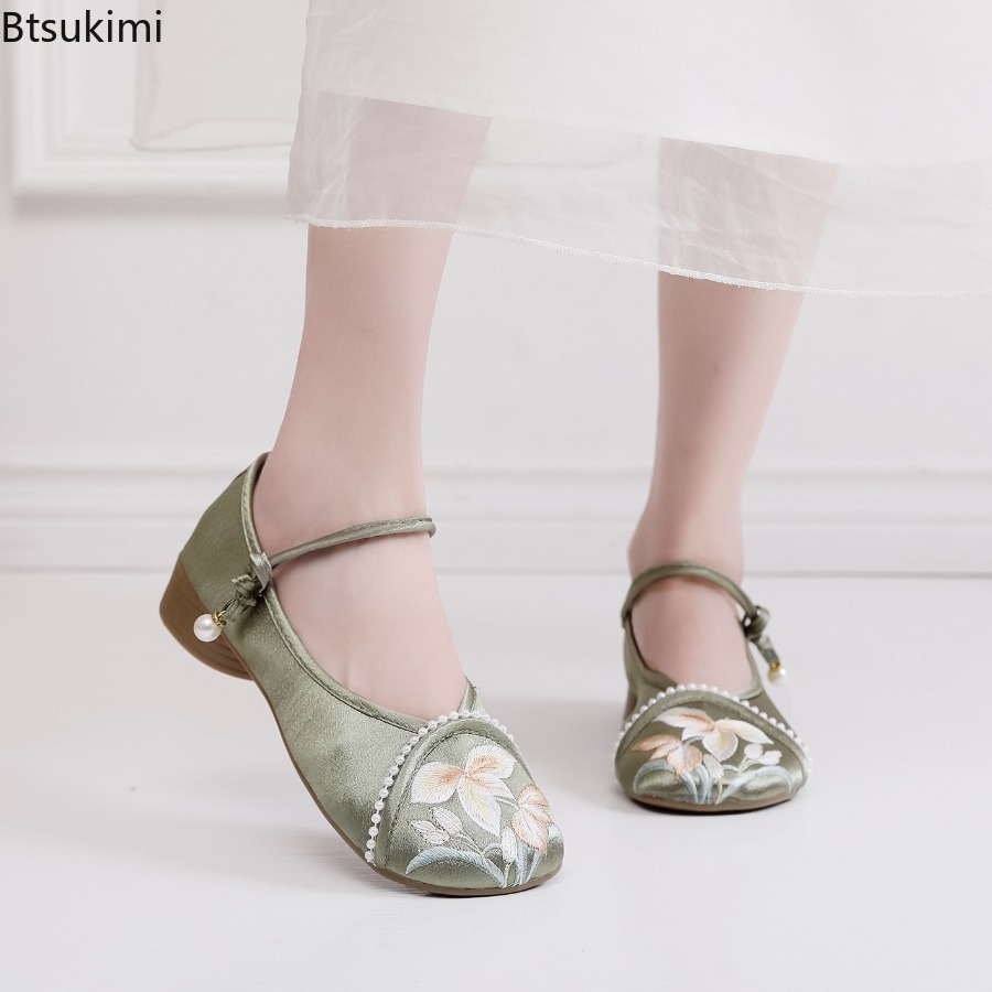 Mode geborduurde damesschoenen - Ethnic Fabric recensie en prijs
