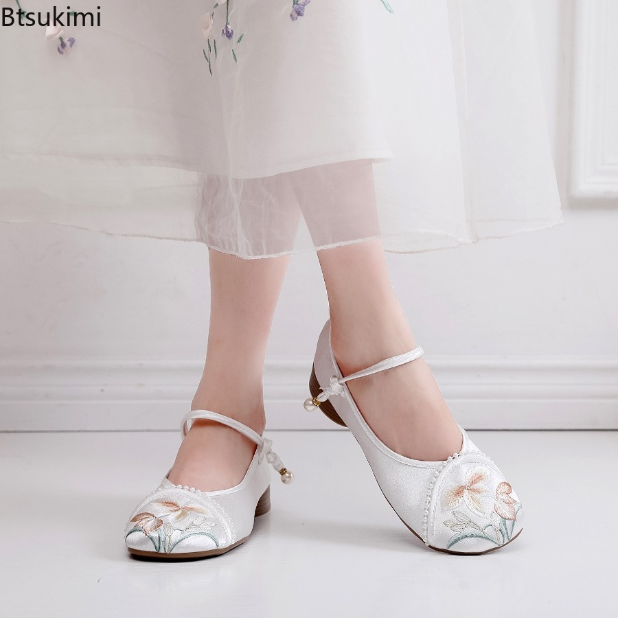 Mode geborduurde damesschoenen - Ethnic Fabric recensie en prijs