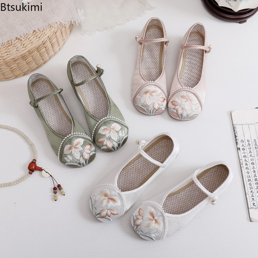 Mode geborduurde damesschoenen - Ethnic Fabric recensie en prijs