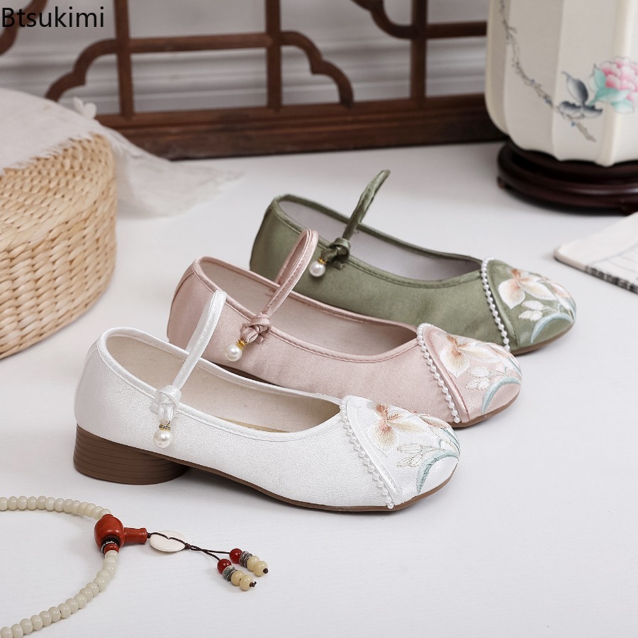 Mode geborduurde damesschoenen - Ethnic Fabric recensie en prijs