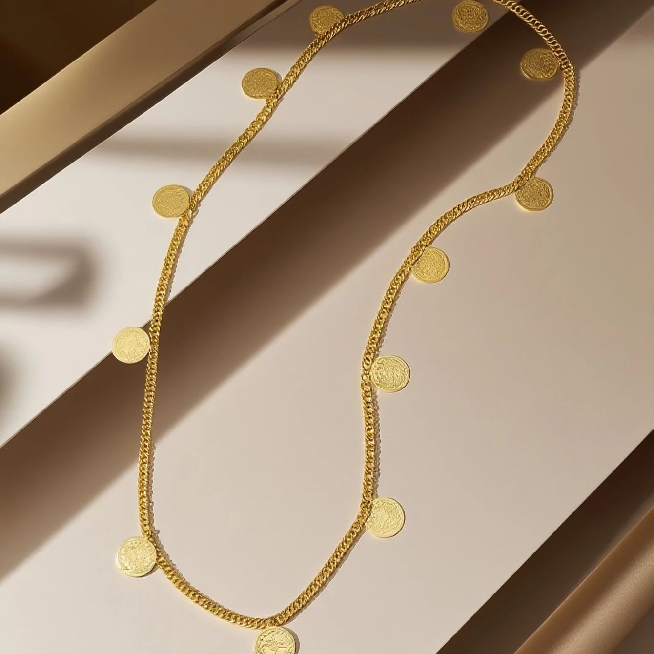 Vergulde lange ketting Turkse  - Ethnic Fashion Co In recensie en prijs