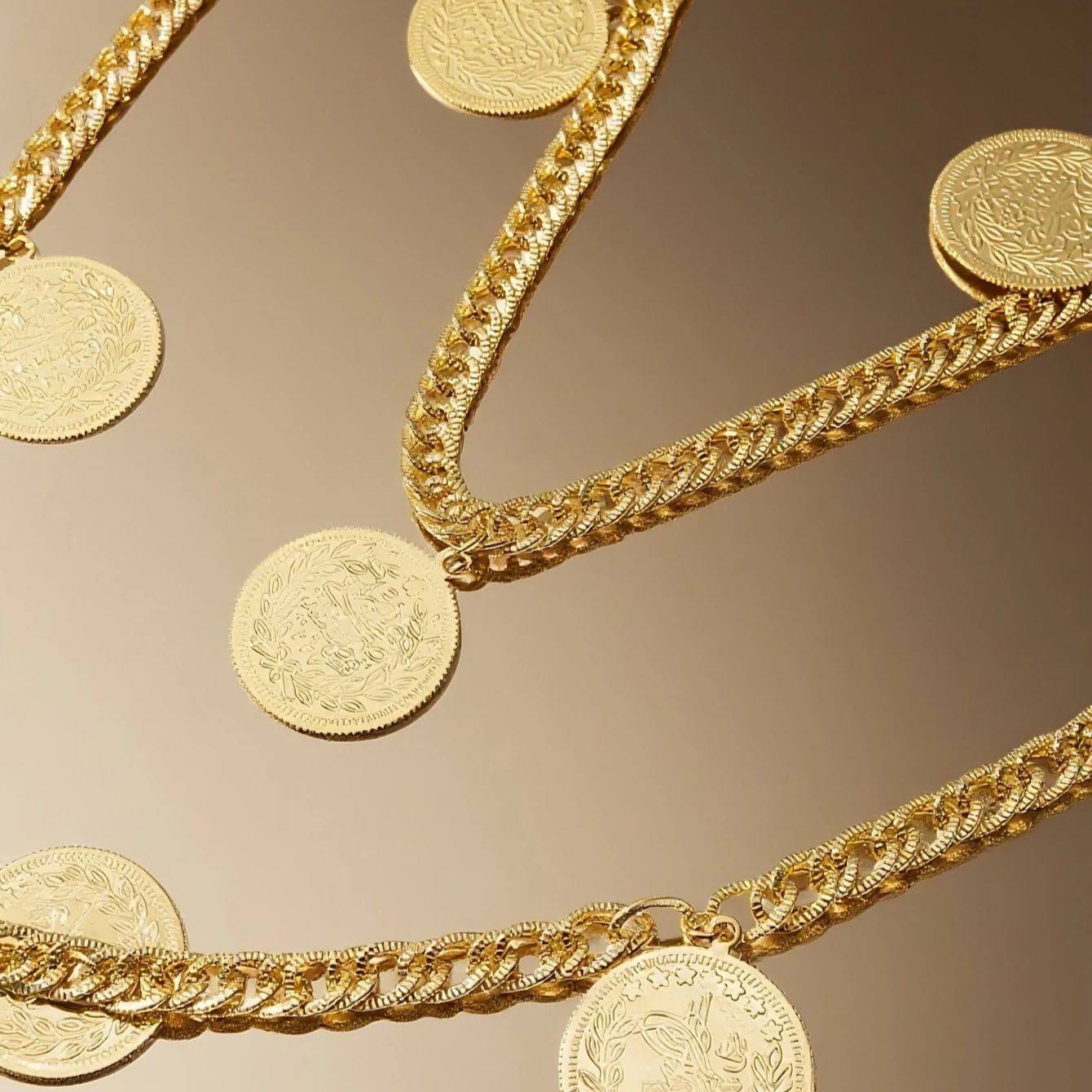 Vergulde lange ketting Turkse  - Ethnic Fashion Co In recensie en prijs