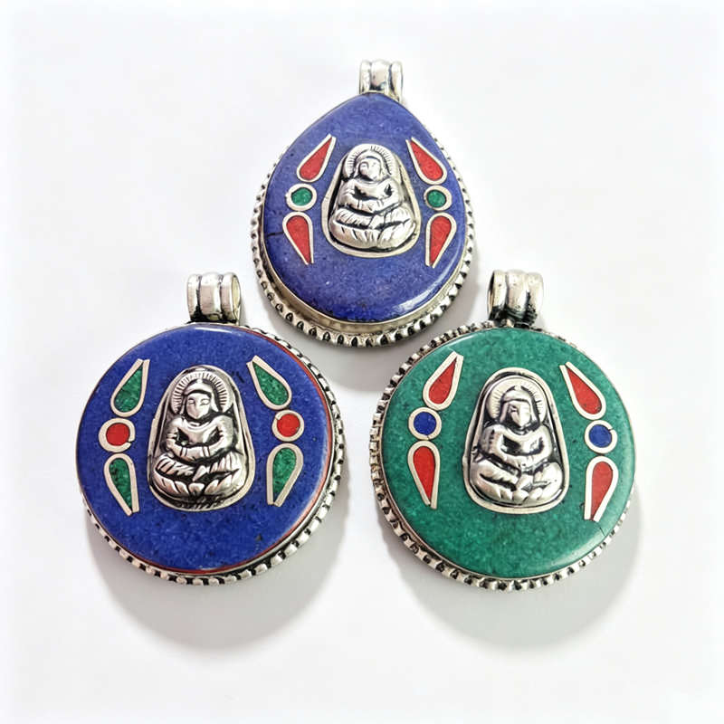 Tibetaanse Boeddha Amulet Hang - Ethnic Fashion Com recensie en prijs