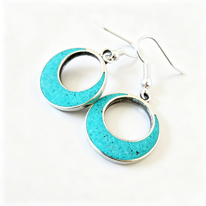 Etnische vintage oorbel cirkel - Ethnic Fashion Com recensie en prijs