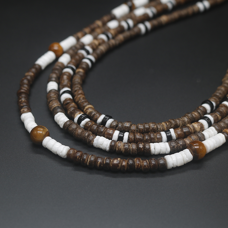 2023 Tribal Kokosnoot Kralen K - Ethnic Fashion Co In recensie en prijs