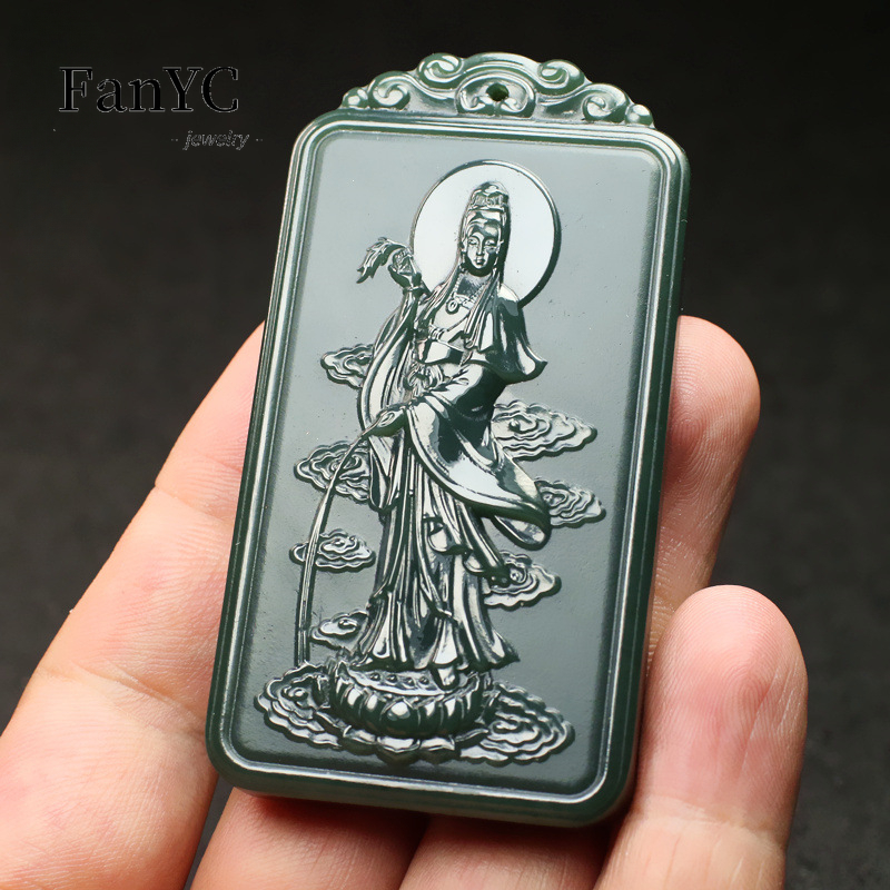 Natuurlijke Hetian Jade Qingyu - Ethnic Fashion For Men recensie en prijs