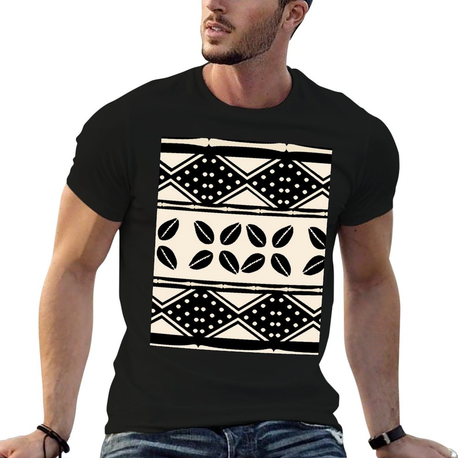 Afrikaans abstract modderdoekp - Mudcloth Print Top recensie en prijs