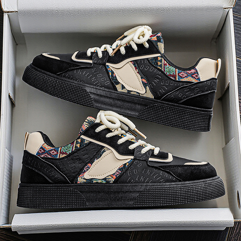 Vintage patchwork platform sne - Ethnic Fashion For Men recensie en prijs