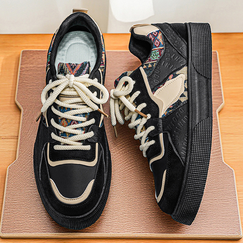 Vintage patchwork platform sne - Ethnic Fashion For Men recensie en prijs