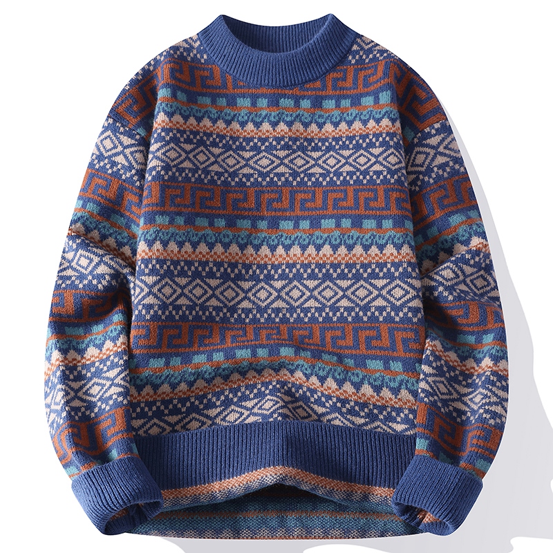 Trendy heren trui met ronde ha - Ethnic Fashion For Men recensie en prijs