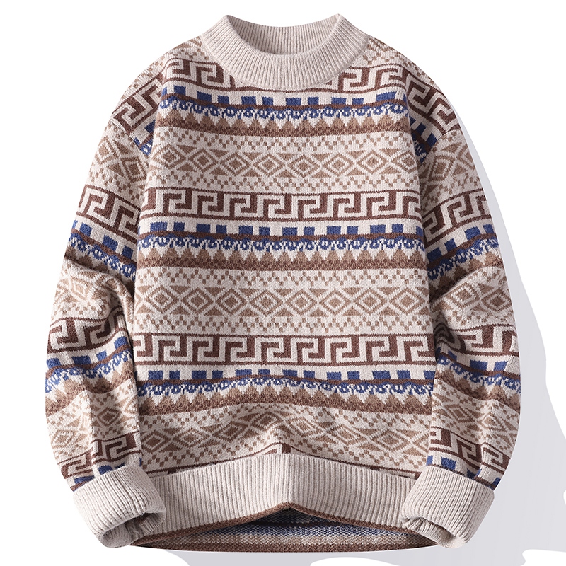 Trendy heren trui met ronde ha - Ethnic Fashion For Men recensie en prijs