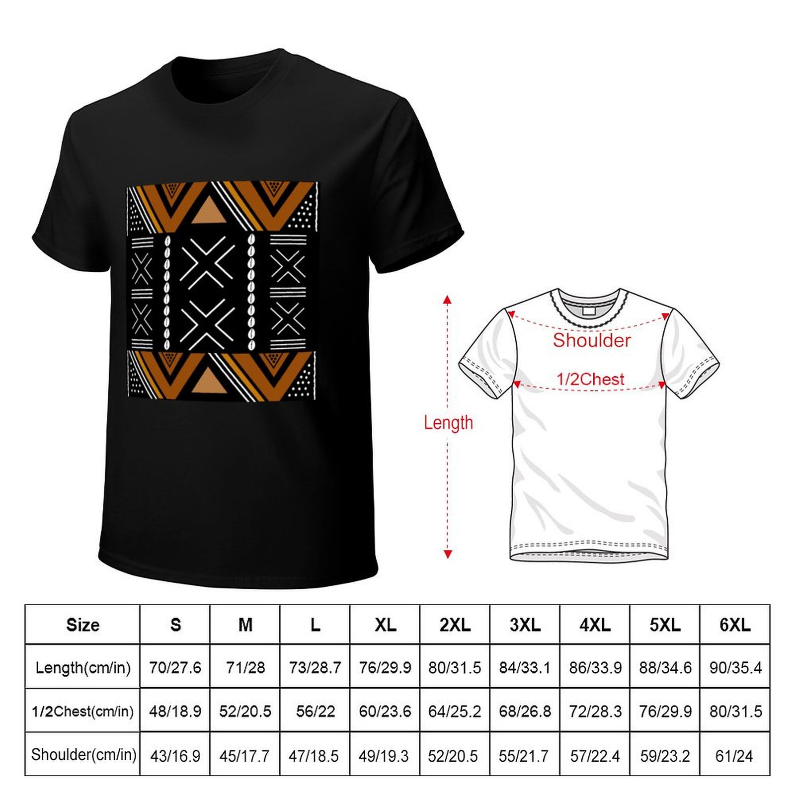 Afrikaans modderdoek Bogolan d - Mudcloth Print Top recensie en prijs