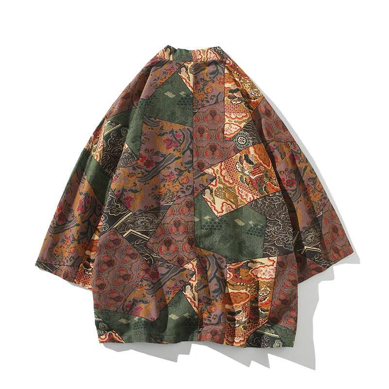 Etnische stijl print yukata ma - Ethnic Fashion For Men recensie en prijs