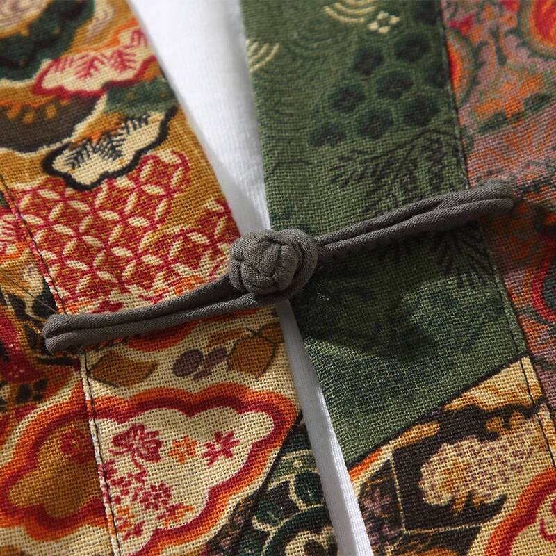 Etnische stijl print yukata ma - Ethnic Fashion For Men recensie en prijs
